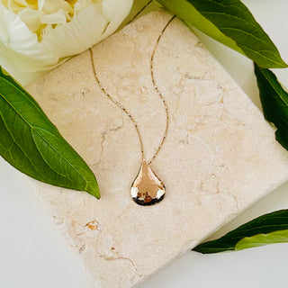 Hammered Raindrop® Pendant Necklace