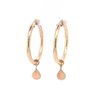 Raindrop® Charm Hoop Earrings