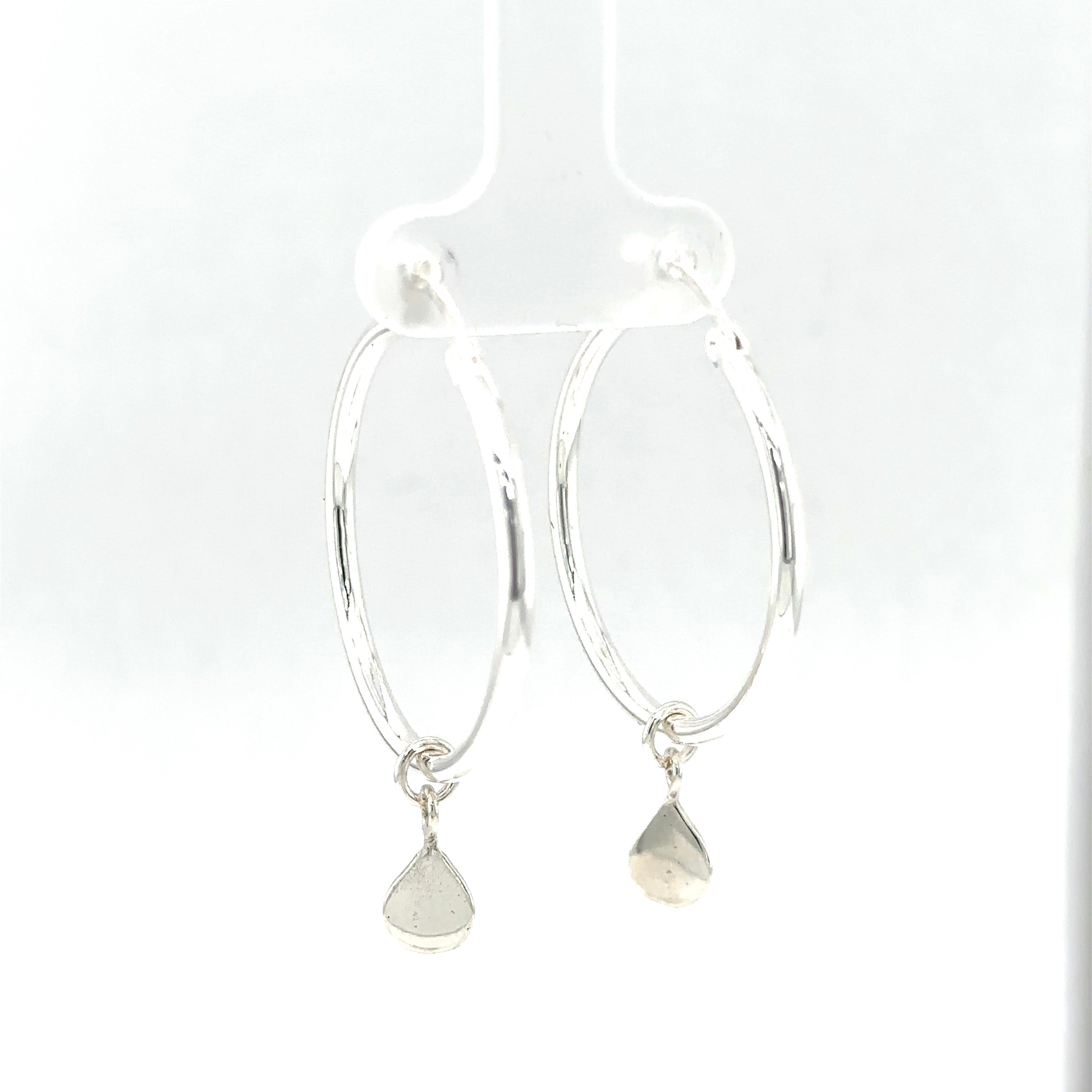 Raindrop® Charm Hoop Earrings