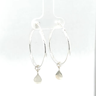 Raindrop® Charm Hoop Earrings