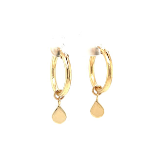 Raindrop® Charm Hoop Earrings