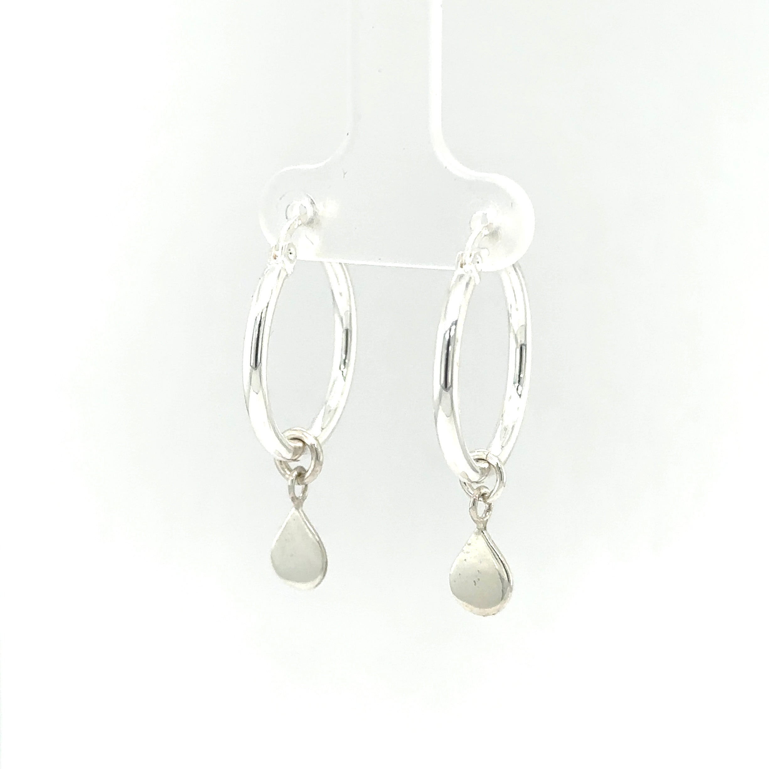 Raindrop® Charm Hoop Earrings