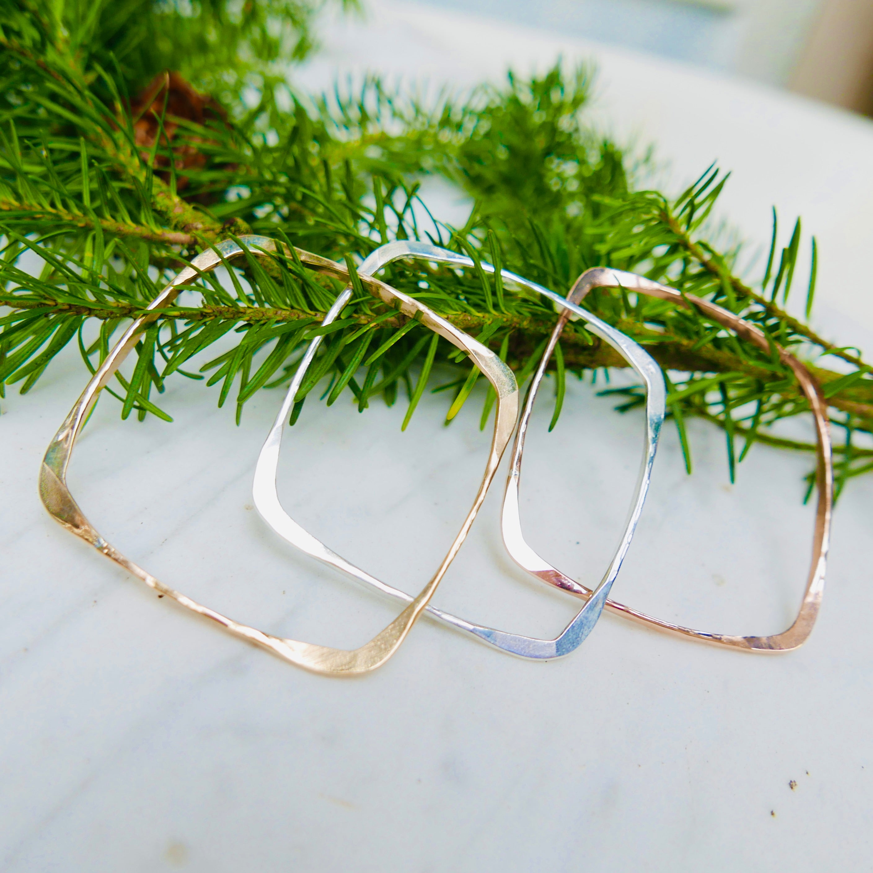 Square Bangle Bracelet