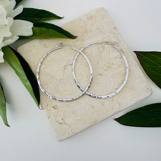 Flat Hoop Earrings