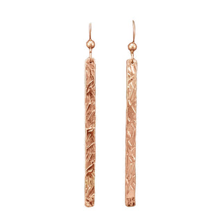 Bar Earrings in 14k Rose Gold Filled