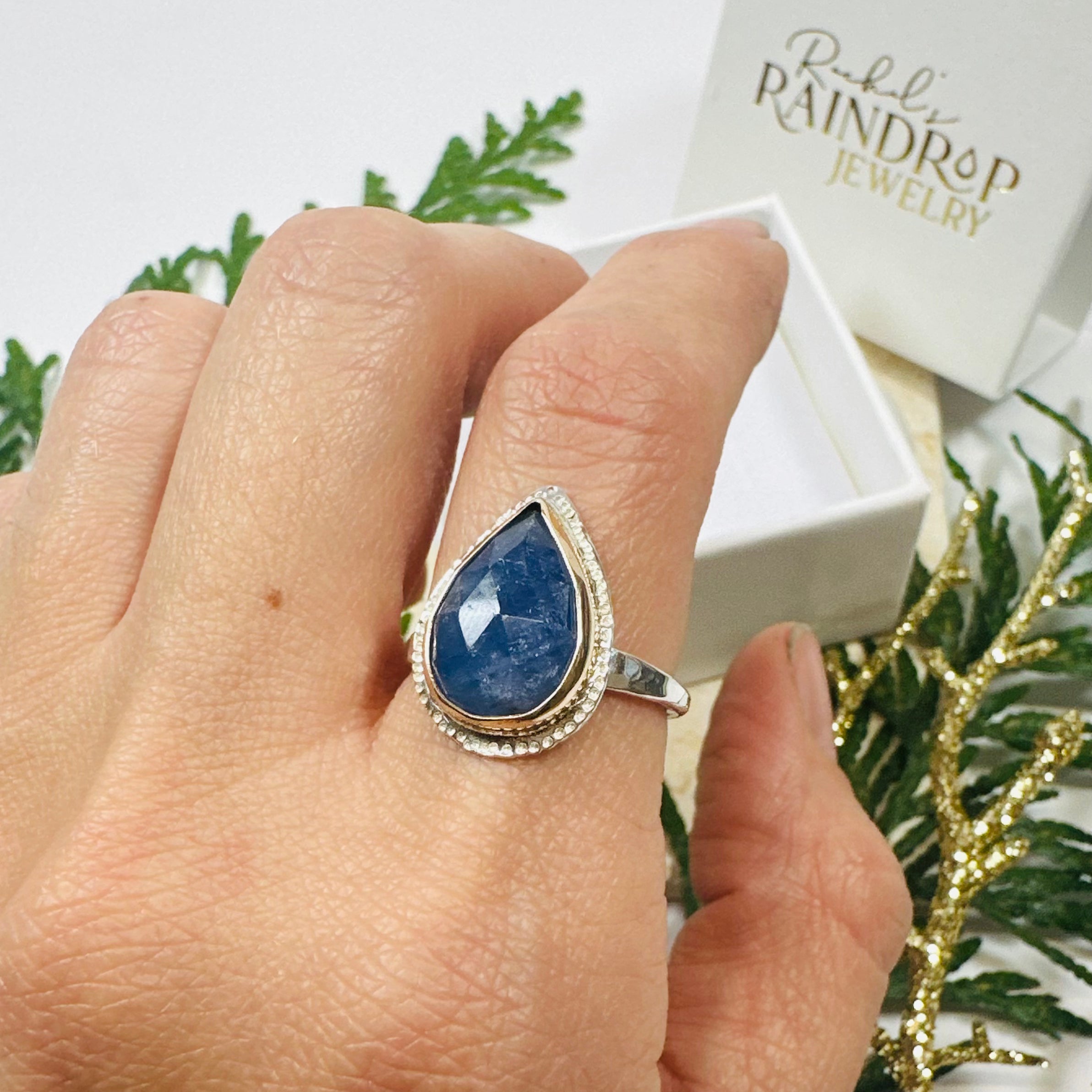 Tanzanite Raindrop Ring II