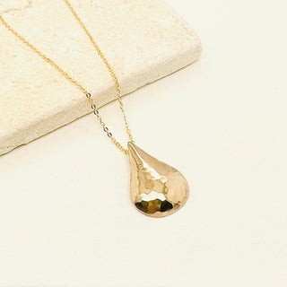 Hammered Raindrop® Pendant Necklace