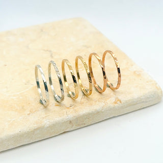 Stack Ring in Sterling Silver