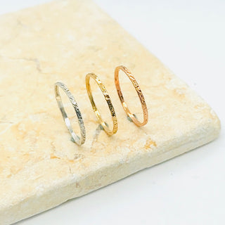 Stack Ring in Sterling Silver