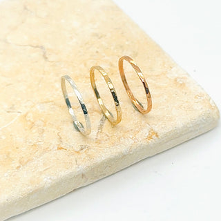 Stack Ring in 14k Solid Gold