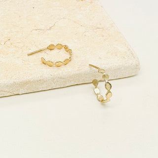 Mini Infinity Raindrop® Hoop Earrings in 14k Solid Gold