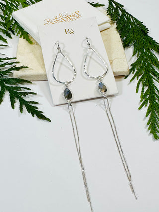 Stone Drop Earrings
