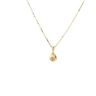 Mini Raindrop® Charm Pendant Necklace in 14k Gold