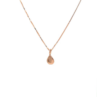Mini Raindrop® Charm Pendant Necklace in 14k Rose Gold