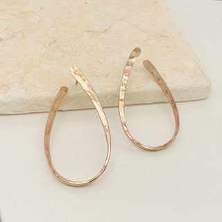 Oval Front & Back Earrings