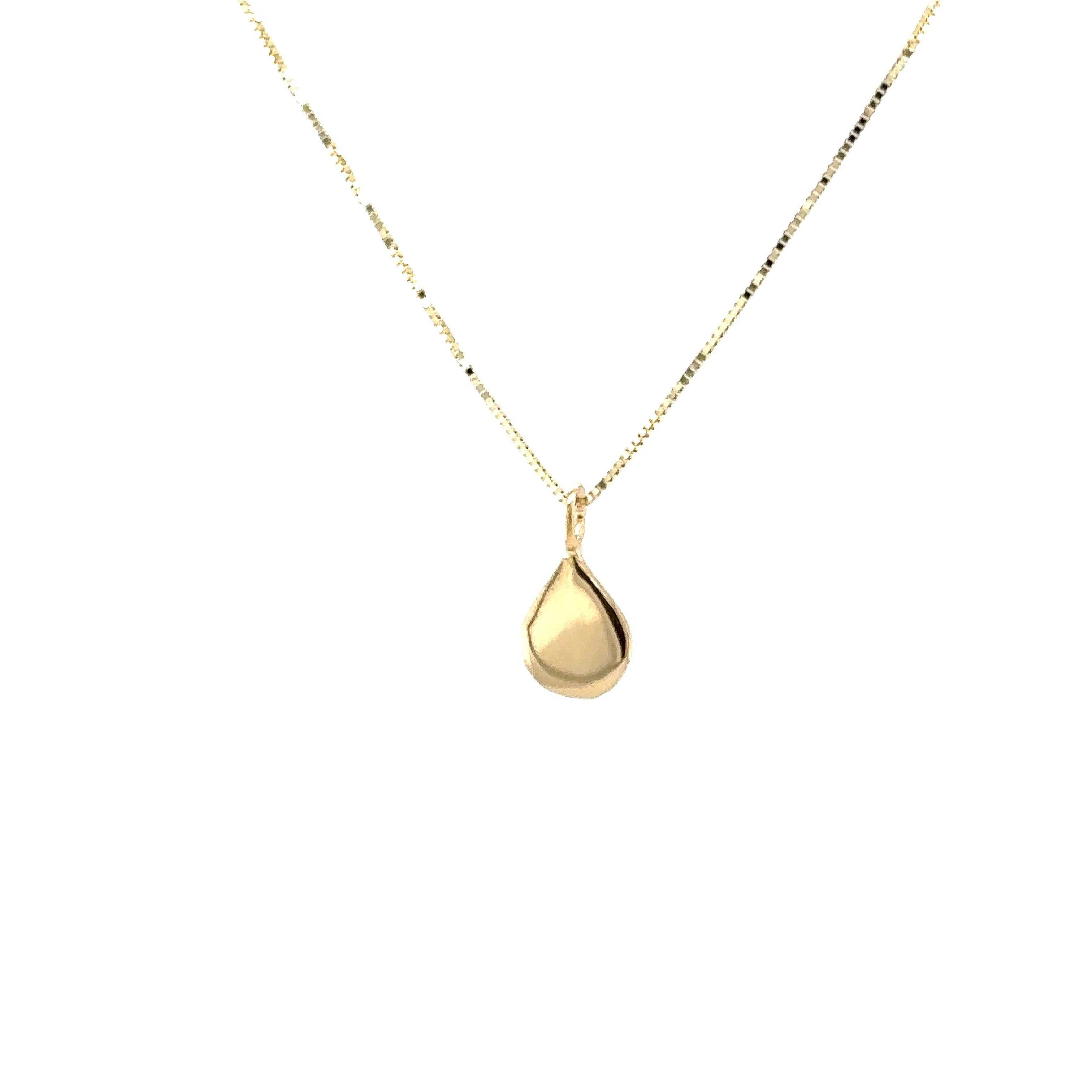 ◇Hei◇ raindrop pendant necklace [正規品/関税込] Small14kSolidGoldCharmPendantN