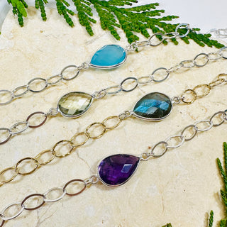Stone Drop Bracelet