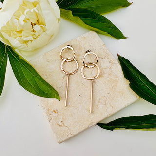 Circle Bar Earrings