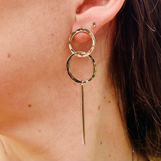 Circle Bar Earrings