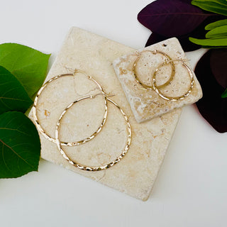 Flat Hoop Earrings
