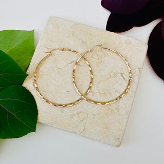 Flat Hoop Earrings