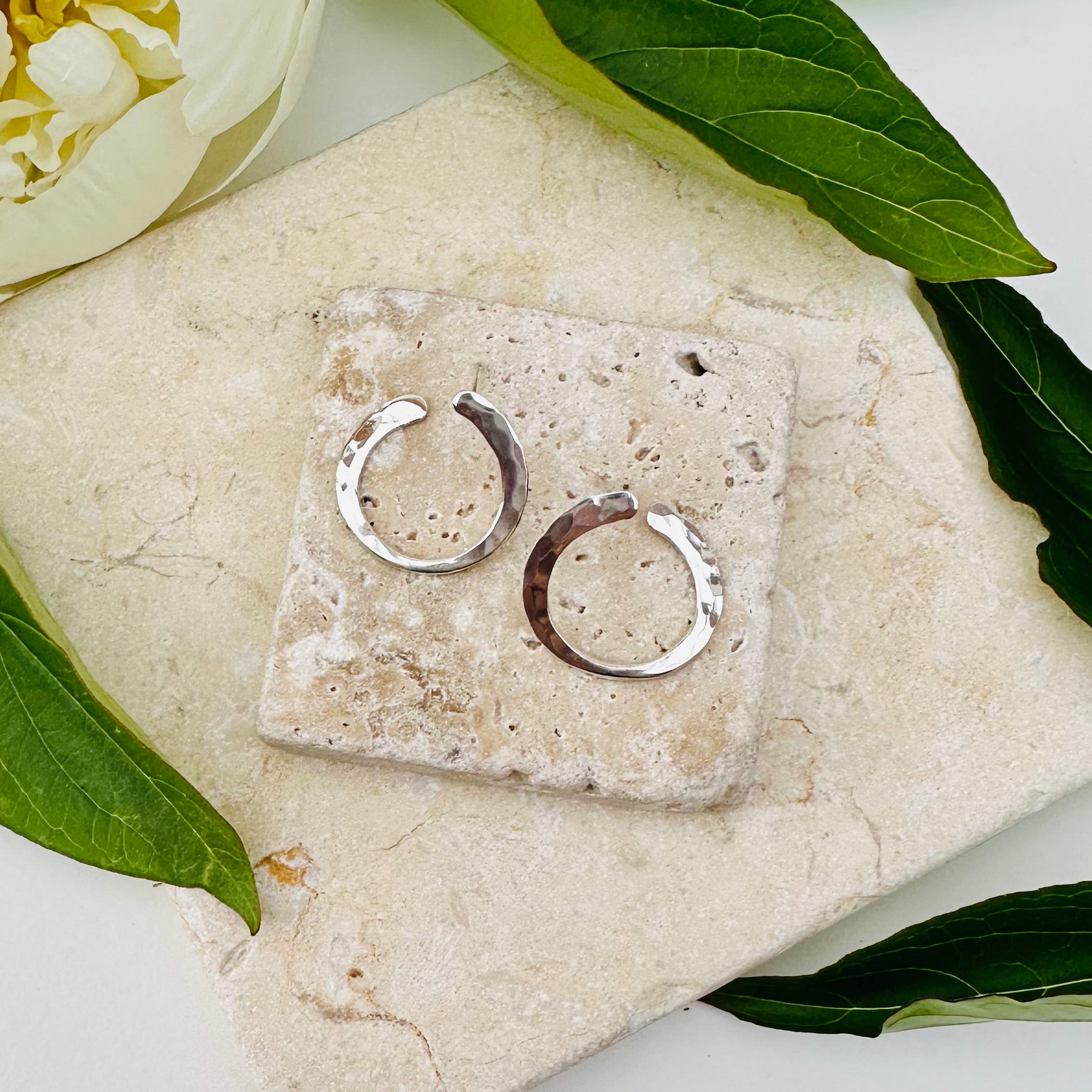 Circle Front & Back Earrings