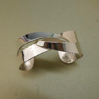 Criss Cross Bracelet in Sterling Silver